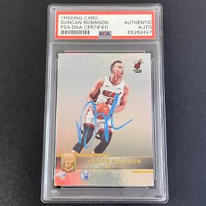 2021-22 Panini Donruss Elite #149 Duncan Robinson Signed Card AUTO PSA Slabbed H Discount Ebay