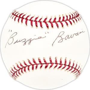 Buzzie Bavasi Autographed MLB Baseball Los Angeles Dodgers Beckett QR #BM25770 Buy Cheap Pay With Visa