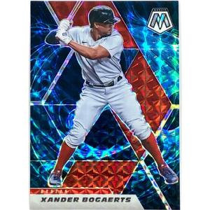 2021 Panini Mosaic #110 Xander Bogaerts SP Genesis Prizm Refractor SSP Red Sox Authentic