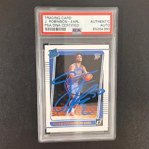 2021-22 Panini Donruss #220 Jeremiah Robinson-Earl Signed Card AUTO PSA Slabbed Cheap Sale Latest Collections