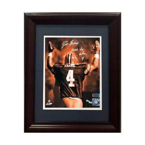 Brett Favre Signed 8x10 Framed Photo Packers Last to Wear 4 LE Auto Radtke COA Enjoy Online