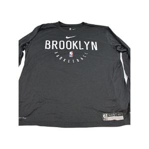 Brookyn Nets Team Issued Dark Gray Performance Shirt (Size XL) Buy Online Cheap