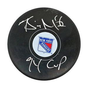 Brian Noonan New York Rangers Autographed Signed Inscribed '94 Cup' Replica Rangers Puck (CX Auth) Sale Supply