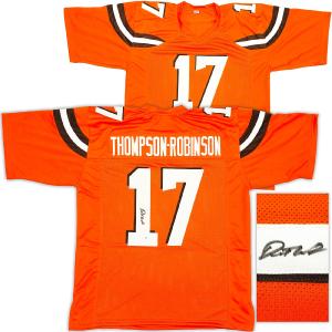 BROWNS DORIAN THOMPSON-ROBINSON AUTOGRAPHED ORANGE JERSEY BECKETT WITNESS 233369 Free Shipping Cheap Real