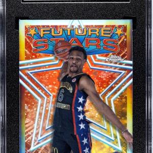 Bronny James 2023 Topps Chrome McDonald's AA Rookie Card- SGC Graded 10 Gem Mint Buy Cheap Best