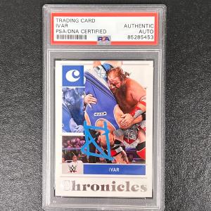 2022 Panini Chronicles WWE Smackdown #42 Ivar Signed Card AUTO PSA/DNA Slabbed W Discount Brand New Unisex