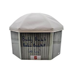 Buddy Boeheim Syracuse University Autographed and Inscribed Replica 15"x12"x10" Carrier Dome Tin -Signed in Blue (CX Auth) 2025 Sale Online