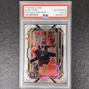 2023 Panini Prizm NXT #26 Alba Fyre Signed Card AUTO PSA/DNA Slabbed WWE Pices For Sale