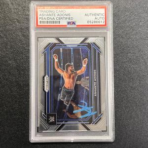 2023 Panini Prizm Smackdown #86 Ashante Adonis Signed Card PSA Slabbed AUTO WWE Clearance Online Online
