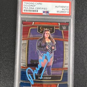 2022 Panini Select WWE #27 Doudrop Signed Card AUTO PSA/DNA Slabbed WWE Free Shipping Marketable