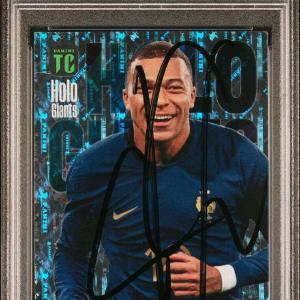 2024 Panini Top Class Holo Giants Kylian Mbappe Signed Card PSA Real Madrid Auth Cheap Sale Outlet