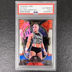 2023 Panini Prizm WWE #5 Ivy Nile Signed Card PSA AUTO Slabbed NXT Get Authentic Sale Online