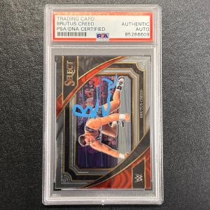 2023 Panini Select NXT #355 Brutus Creed Signed Card PSA/DNA Slabbed AUTO WWE Discounts Sale Online