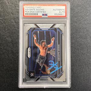 2023 Panini Prizm Smackdown #86 Ashante Adonis Signed Card PSA Slabbed AUTO WWE Outlet Popular