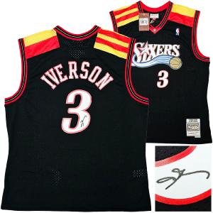 76ERS ALLEN IVERSON AUTOGRAPHED AUTHENTIC M&N 10-05-06 HWC JERSEY L BECKETT Real Cheap Online