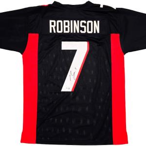Bijan Robinson Atlanta Signed Black Football Jersey BAS ITP On Hot Sale