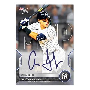 AARON JUDGE SIGNED TOPPS NOW 2022 AL MVP AWARD WINNER AUTO 19/99 CARD #OS-38A Clearance Cheap Online