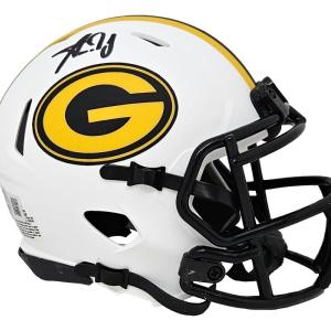 Aaron Jones Signed Green Bay Packers Lunar Eclipse Mini Speed Helmet BAS ITP Buy Cheap Tumblr