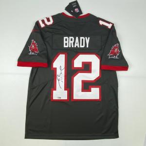 Autographed/Signed Tom Brady Buccaneers Grey Nike LTD Jersey Fanatics COA/LOA Cheap Buy Authentic