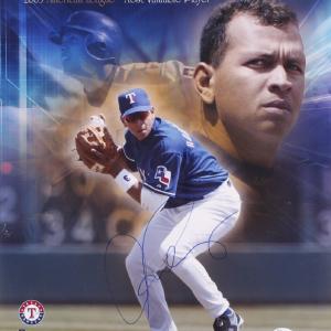 ALEX RODRIGUEZ SIGNED 16x20 RANGERS AROD MVP PHOTO SEATTLE MARINERS YANKS AUTO Visa Payment For Sale