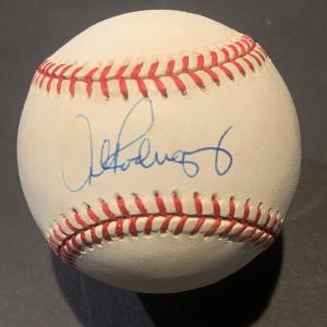 Alex Rodriguez Yankees signed Official AL Baseball Vintage Auto Steiner Holo Popular