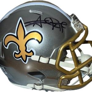 Alvin Kamara signed New Orleans Saints NFL Riddell Flash Mini Helmet- Beckett Quality Free Shipping Outlet