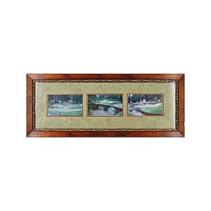 Augusta National Framed Triple Photo Collage Clearance Official