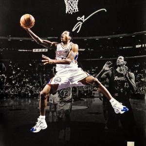 ALLEN IVERSON AUTOGRAPHED SIGNED 16X20 PHOTO 76ERS LAYUP BECKETT WITNESS 220475 Sale With Mastercard