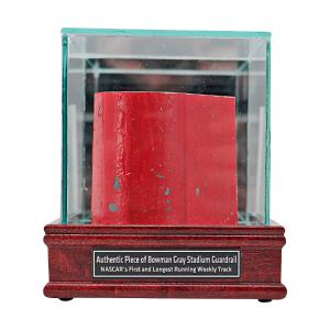Bowman Gray Stadium Authentic Piece of Actual Guardrail in Desktop Display Case Amazon Cheap Pice