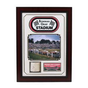 Bowman Gray Stadium Framed Collage with Authentic Piece of Actual Guardrail Sale Footlocker