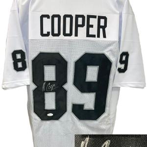 Amari Cooper signed Oakland White Custom Stitched Pro Style Football Jersey- JSA Low Cost For Sale