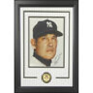 ALLIE REYNOLDS SIGNED NY YANKEES PINSTRIPE MATTE FRAME PHOTO w/MEDALLION COLLAGE Cheap Sale 100% Original