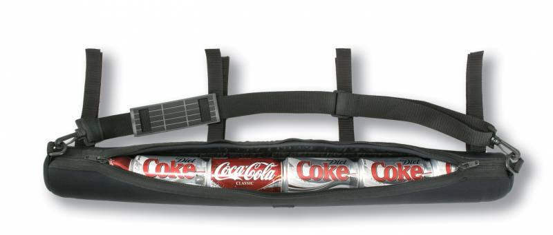 VDP Six 6 Can Tube Cooler Storage Pouch With Velcro Straps and Shoulder strap Neoprene Black 5078115 Free Shipping Cheap Online