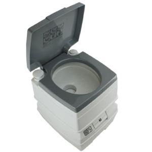 Tuff Stuff 5 Gallon Flushable Portable Outdoor Toilet With Removable Holding Tank White TS-TOILET-5 Free Shipping Marketable
