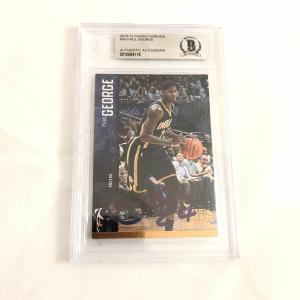 2012-13 Panini Threads Paul George Signed AUTO #56 BAS BGS Beckett Slabbed Autog Genuine Online