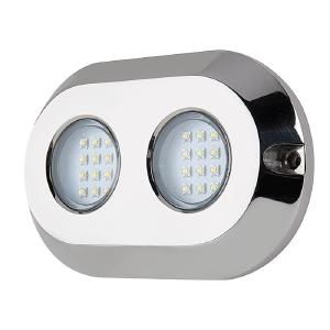 Race Sport Hydro BLAST 2 POD Underwater Marine 316 Stainless Steel White LED Lighting System MSUWL120W Sale View