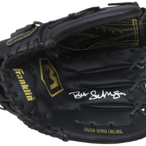 Bret Saberhagen Signed Franklin Black Baseball Fielders Glove - (SCHWARTZ COA) Get To Buy Cheap Online