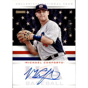 2013 Panini USA Baseball Stars & Stripes Michael Conforto Auto 238/399 #7 San Francisco Giants Cheapest