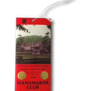 2005 PGA Golf Championship Authentic Ticket Wanamaker Club 8/14 Phil Mickelson Limited Edition Online