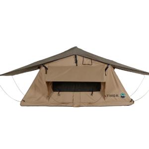 OVS TMBK 3 Roof Top Tent Tan Base With Green Rain Fly Black Aluminum Base Ladder 18119933 Real Cheap Online