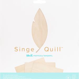 We R Memory Keepers Singe Quill Veneer Sheets 8"X8" 3/Pkg Discount Shop