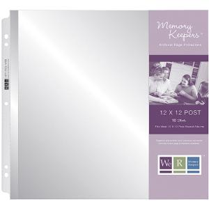 We R Post Bound Photo Sleeves 12"X12" 10/Pkg-Full Page Visit New For Sale