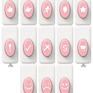 We R Memory Keepers Word Punch Board Punches-Planner Icons Outlet Discount Sale