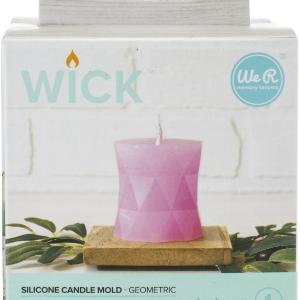 We R Memory Keepers Wick Candle Mold-Geometric Cheap Buy Authentic