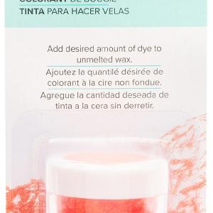 We R Memory Keepers Wick Candle Making Dye-Coral With Mastercard
