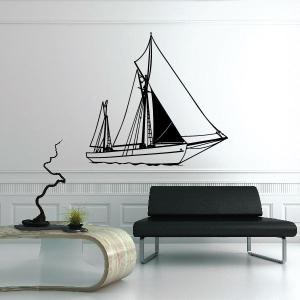 Sailboat Wall Decal - Vinyl Decal - Car Decal - LARGE MC19 Cheap Get To Buy