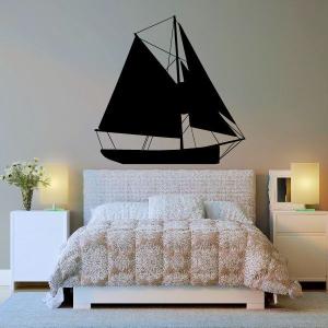 Sailboat Wall Decal - Vinyl Decal - Car Decal - BA019 Recommend Cheap Pice