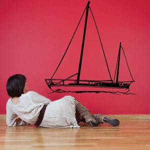 Sailboat Wall Decal - Vinyl Decal - Car Decal - LARGE MC35 Amazing Pice Cheap Online