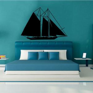 Sailboat Wall Decal - Vinyl Decal - Car Decal - BA021 Low Cost For Sale