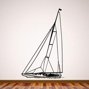 Sailboat Wall Decal - Vinyl Decal - Car Decal - LARGE MC27 Pay With Paypal Cheap Pice